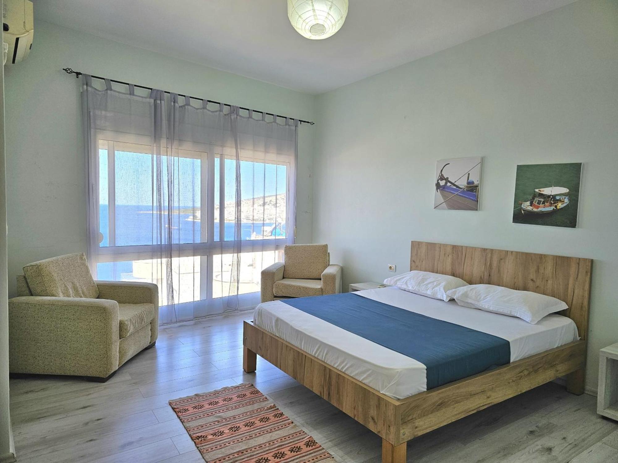 Ferienwohnung Sunset Penthouse Sarandë Exterior foto