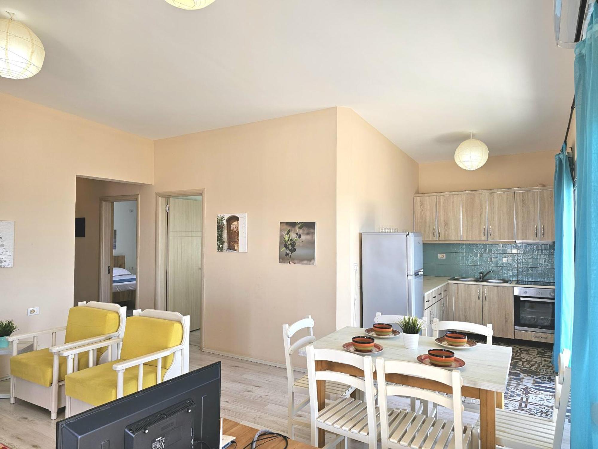 Ferienwohnung Sunset Penthouse Sarandë Exterior foto