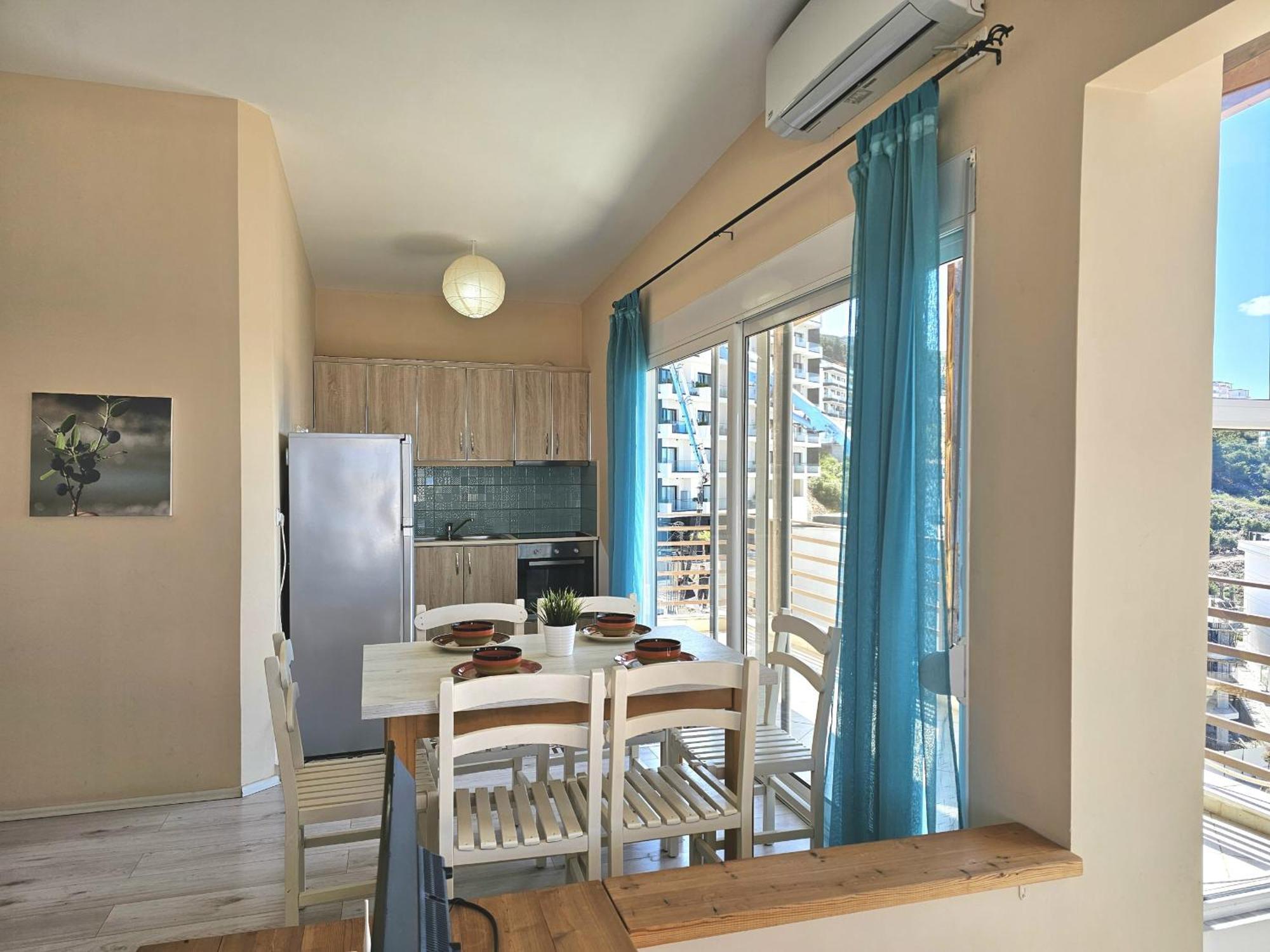 Ferienwohnung Sunset Penthouse Sarandë Exterior foto