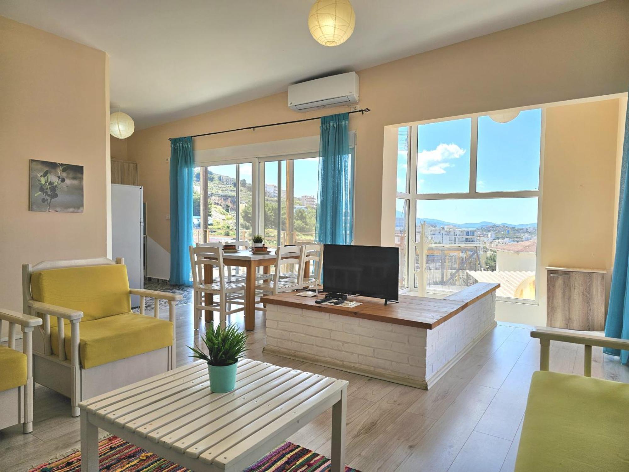 Ferienwohnung Sunset Penthouse Sarandë Exterior foto
